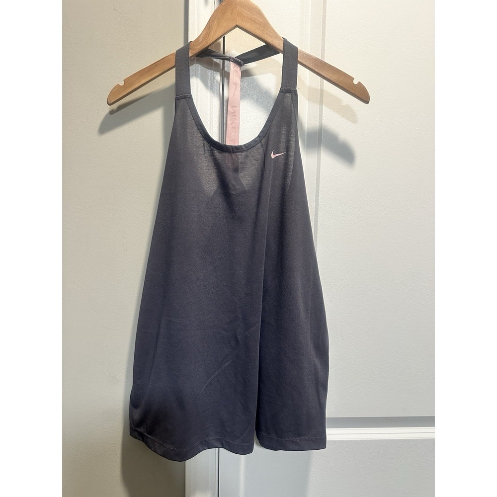 Nike‎ Gray Tank Pink Trim Medium